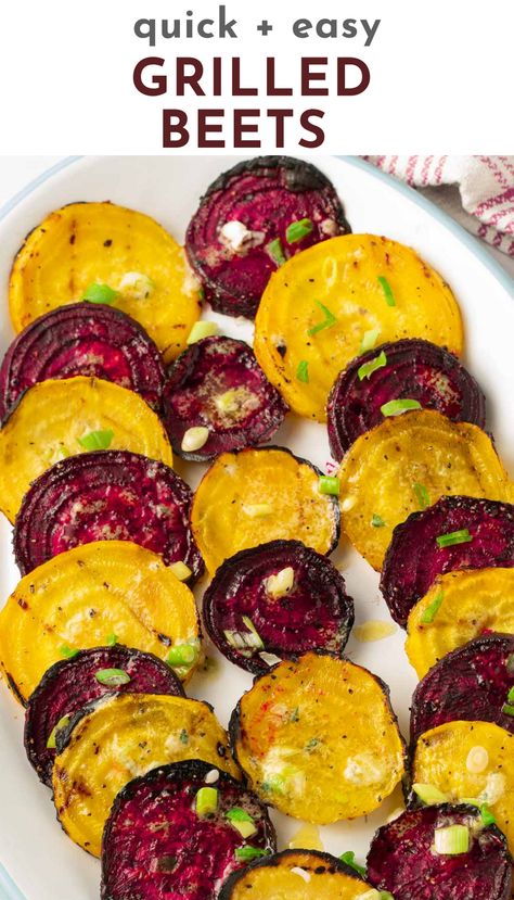 Beats Side Dish, Grilled Beets Recipe, What To Do With Beets, Dutch Oven Pork Chops, Golden Beets Recipe, Roasted Celery, Grilled Beets, Roasted Beets Recipe, Maple Glazed Carrots