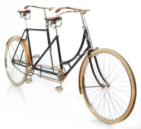 1895 Victor double-steering tandem bike Tandem Bicycle, Antique Bicycles, New Bicycle, Tandem Bike, Vintage Cycles, Bicycle Maintenance, Beautiful Bike, Cargo Bike, Cycling Art