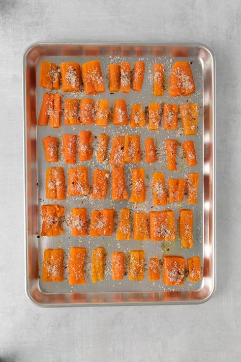 Steamed Smashed Parmesan Carrots, Smashed Baby Carrots With Parmesan, Smashed Steamed Carrots, Crispy Baked Smashed Carrots, Parmesan Carrot Chips, Smashed Baby Carrots, Smashed Parmesan Carrots, Smashed Carrots Recipes, Smashed Carrots With Parmesan