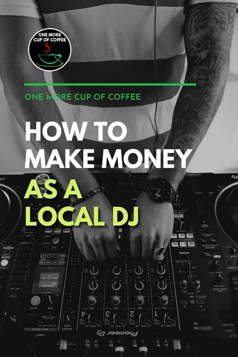 If you're into music and simply love to DJ, you can definitely earn extra income and enjoy it at the same time. There are different ways for you to make money as a local DJ. Find out here how you can get started and what to watch out for. #makemoney #online #dj #discjockey Dj Business, Learn To Dj, Virtual Jobs, Create Business Cards, Earn Extra Income, Side Gigs, Side Money, Extra Income, Music Promotion