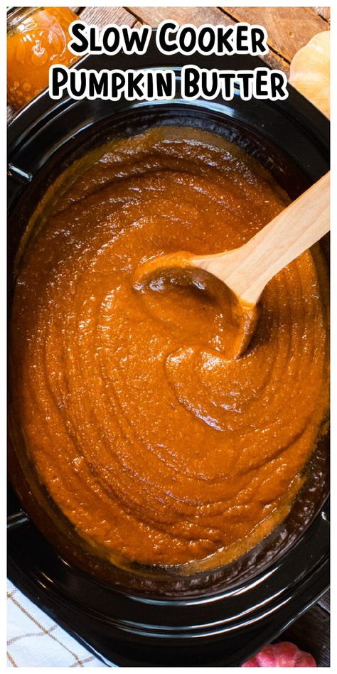 My Slow Cooker Pumpkin Butter recipe is a must-make recipe for fall, great on toast or even ice cream. Transform canned pumpkin puree into decadent fruit butter with ease. - The Magical Slow Cooker Easy Quick Salad Recipes, Slow Cooker Pumpkin Butter, Pumpkin Butter Recipe, The Magical Slow Cooker, Slow Cooker Pumpkin, Pumpkin Butter, Homemade Biscuits, Crockpot Recipes Slow Cooker, Crock Pot Cooking