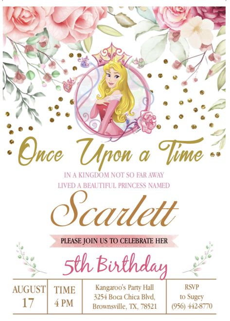 Aurora Sleeping Beauty Birthday Party Ideas, Aurora Princess Party Ideas, Aurora Birthday Invitation, Aurora Birthday Theme, Princess Aurora Invitation Template, Sleeping Beauty Backdrop, Sleeping Beauty 1st Birthday Party, Sleeping Beauty Birthday Invitations, Sleeping Beauty 1st Birthday