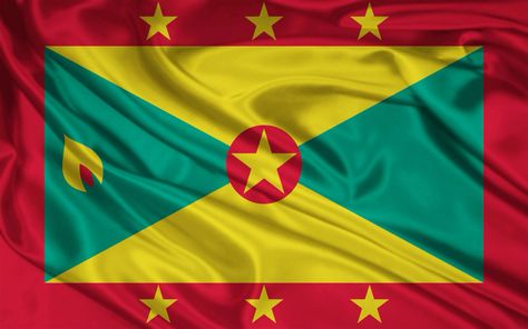 Grenada Red Brick Wallpaper, 3d Brick Wallpaper, Grenada Flag, 3d Wallpaper Stickers, Room Wallpaper Designs, 3d Wallpaper Design, Faux Walls, International Flags, Wallpaper For Sale