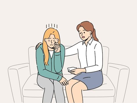 Psychiatrist Drawing, Psychologist Drawing, Therapist Cartoon, Social Illustration, Sara Faber, Canva Stickers, Montessori Math Activities, Sitting On Couch, Minimal Drawings