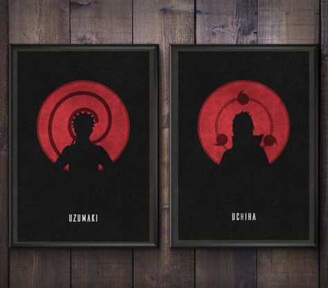 Naruto Poster, Circular Background, Naruto Clans, Naruto Painting, Set Anime, Anime Room, Cartoon Wall, Family Names, Anime Merchandise