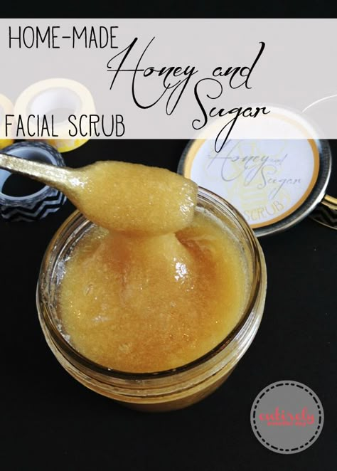 Hi Friends, it’s Aly from Entirely Eventful Day again! I am happy to be here to share with you a Summer-time life saver. Seriously though, it may not actually save your life, but it will save your face (which is pretty close).   I’m a big believer in Natural Beauty Treatments, and this face scrub … Sugar Facial Scrub, Sugar Scrub For Face, Homemade Scrub, Facial Scrub, Diy Scrub, Scrub Recipe, Sugar Scrubs, Facial Scrubs, Beauty Remedies