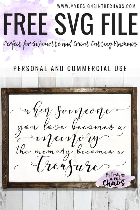 In Memory Cricut Projects, Cricut Memory Projects, Memorial Svg Files Free, Memorial Cricut Projects, Memorial Svg, Cricut Svgs, Free Svgs, Cricut Tips, Cricut Projects Beginner