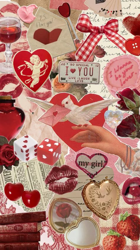 valentines moodboard collage background Ipad Air 5 Wallpaper Aesthetic, Ipad Air 5 Wallpaper, Cute Phone Backgrounds, Cute Collages, Valentines Aesthetic, February Wallpaper, Valentines Day Wallpaper, Valentines Wallpaper Iphone, Collage Wallpapers