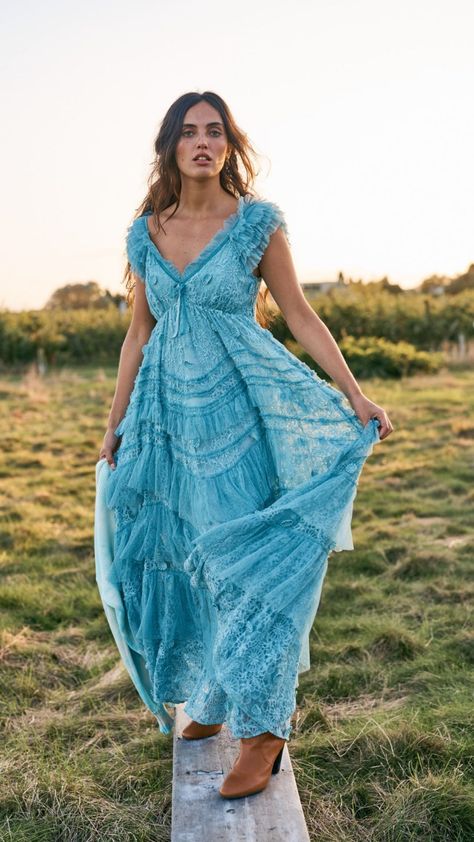 Stories • Instagram Cottagecore Aesthetic Dresses, Intricate Dress, Summer Court, 17 Birthday, Mesh Gown, Velvet Trim, Drop Dead, Shoot Inspiration, Invisible Zipper