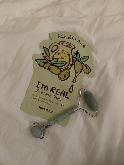 Tony Moly Face Mask, Sheet Mask Aesthetic, Jade Facial Roller, Skin Gym, Mask Aesthetic, Snap Ideas, Face Sheet Mask, Mask Sheet, Look Up Quotes