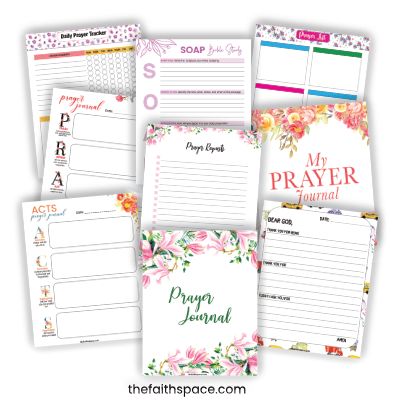 47 Prayer journal templates free downloads (planners, trackers, binder covers, war room printables) Faith Planner Free Printable, Bible Planner Printables, Christian Planner Printables, Bible Journal Printables, Prayer Template, Prayer Binder Ideas Diy, Christian Planner Ideas, Prayer Journal Template Free Printable, Prayer Binder Ideas Free Printables