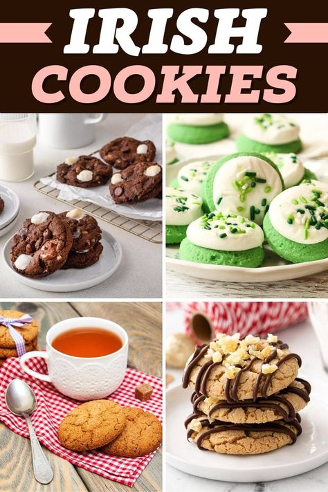 Irish Christmas Food, Irish Dinner Recipes, Irish Cookies, Irish Desserts Traditional, Irish Chocolate, Traditional Irish Soda Bread, Irish Desserts, Guinness Chocolate, Irish Cooking