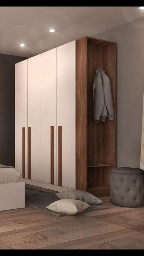 Hallway Wardrobe Ideas Entrance, Wordroab Design, Wardrobe With Loft, Latest Cupboard Designs, Modern Wardrobe Design, Wardrobe Design Ideas, Modern Bedroom Wardrobe, Closet Design Layout, Wardrobe Door Designs