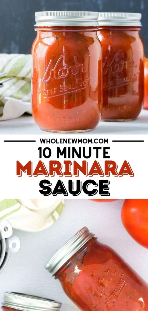 Quick Homemade Marinara Sauce, Homemade Marinara Sauce Easy, Marinara Sauce Homemade Easy, Easy Homemade Marinara Sauce, Quick Marinara Sauce, Homemade Marinade, Marina Sauce, Easy Marinara Sauce, Keto Pasta