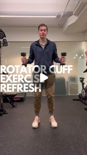 Dan Ginader on Instagram: "Does your favorite shoulder warmup/rotator cuff exercise need a refresh?  #physicaltherapy #fitnessmotivation" Rotator Cuff Exercises Physical Therapy, Rotator Cuff Exercises, Shoulder Workout Routine, At Home Workouts For Women, Rotator Cuff, Wellness Fitness, Shoulder Workout, Physical Therapy, Stay Fit