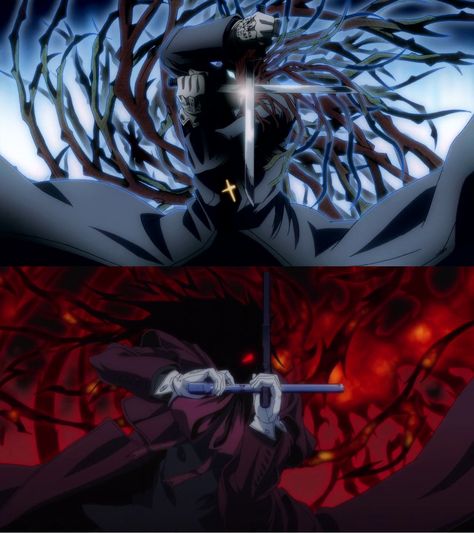 Anderson vs. Alucard Hellsing Ultimate Wallpapers, Hellsing Ova, Hellsing Ultimate Anime, Alucard Hellsing, Hellsing Ultimate, Hellsing Alucard, Bleach Art, Gothic Anime, Anime Artwork