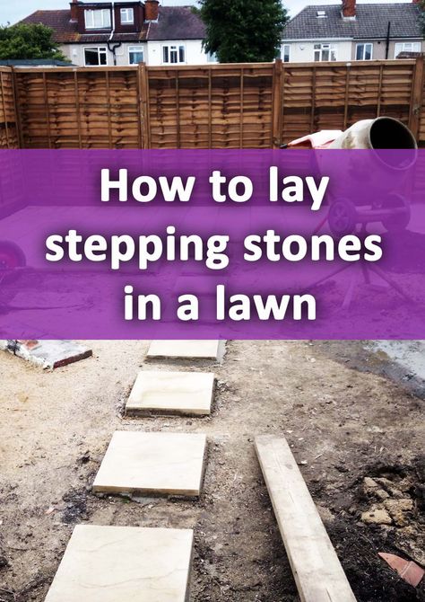 Stepping Stones On A Hill, Stepping Stone Pavers Walkways, How To Create A Walkway Stepping Stones, Lawn Stepping Stones, Limestone Stepping Stones, Stepping Stone Walkway Ideas, Patio To Lawn Transition, Laying Stepping Stones Diy, How To Install Stepping Stones