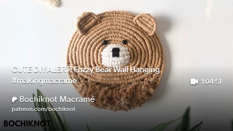 Macrame Animals Tutorials, Macrame Kids Room, Cute Diy, Macrame Ideas, Cute Diys, Macrame Diy, Fun Diys, Macrame, Craft Projects