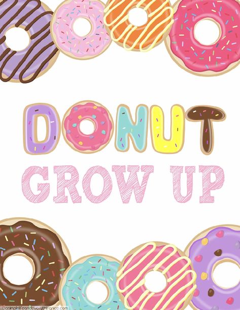 Donut Background, Donut Pictures, Birthday Party Signs, Grown Up Parties, Diy Donuts, Donut Worry, Donut Birthday Parties, Sprinkle Party, Party Giveaways