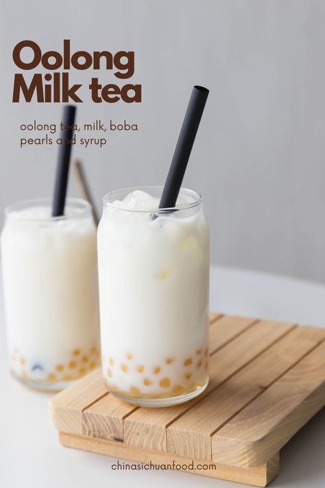 Oolong Milk Tea, Mixology Recipes, White Drinks, Boba Pearls, Asian Inspired Dishes, Asian Inspired Recipes, Oolong Tea, Inspired Recipes, Hot Tea