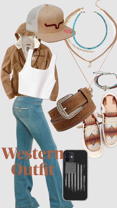 Jeans And Tank Top, Jeans And Crop Top, Country Summer Outfits, Country Western Outfits, Western Girl Outfits, Country Fits, Spirit Week Outfits, Western Fits, Cute Cowgirl Outfits