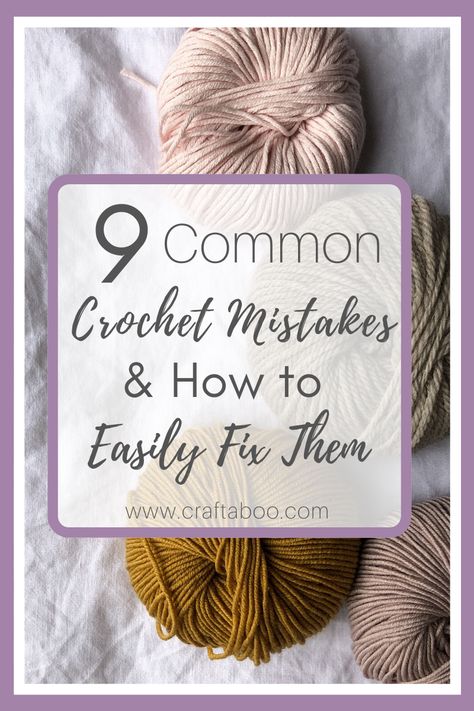 Have you ever struggled with these common beginner crochet mistakes? Come check out how you can easily correct them to get the perfect project every time! #crochettutirial #crochetmistakes #beginnercrochet #crochetblog How To Fix Crochet Mistakes, Crochet Troubleshooting, Crochet Mistakes, Cottage Crochet, Crochet Beginner, Embroidery Quilting, Stitching Embroidery, Crochet Tools, Crochet Supplies