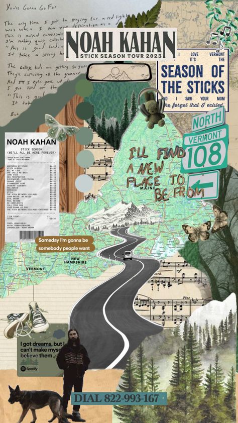 Noah Kahan “Stick Season” #noahkahanmusic #stickseason #theviewbetweenvillages #nature #music #stickseasondeluxe #vermont #maine Noah Kahan Stick Season, Stick Season, Printable Wall Collage, Cute Images For Wallpaper, Phone Wallpaper Boho, Noah Kahan, Nature Music, Marina And The Diamonds, College Kids