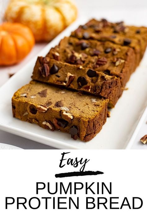 Protein Pumpkin Bread, Healthy Pumpkin Bread Recipe, Pumpkin Bread Recipe Healthy, Healthy Pumpkin Dessert, Protein Banana Bread, Healthy Pumpkin Bread, Gluten Free Pumpkin Bread, Pumpkin Cravings, Pumpkin Banana Bread