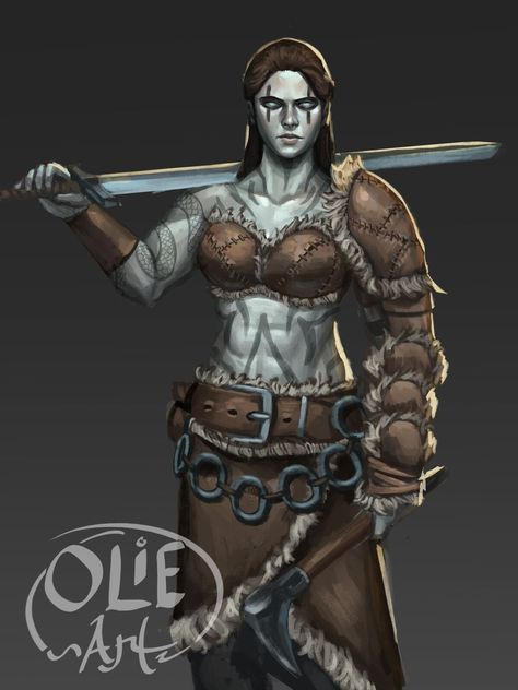 Dnd Goliath, Goliath Dnd, Goliath Barbarian, Dnd Barbarian, Winter Campaign, Dnd Races, Dungeons And Dragons Characters, Dnd Art, Dungeons And Dragons Homebrew