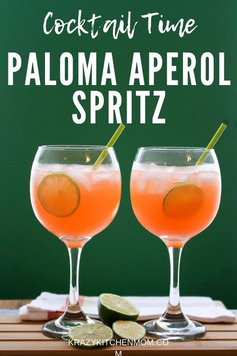 Different Types Of Spritz, Aperol Cocktail Recipes, Aperol Cocktails, Aperol Drinks, Aperol Spritz Recipe, Spritz Recipe, Paloma Cocktail, Spritz Cocktail, Grapefruit Soda