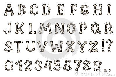 Bone Alphabet Letters, Bone Alphabet, Free Tattoo Fonts, Halloween Fonts Alphabet, Best Tattoo Fonts, Abc Font, Tattoo Fonts Alphabet, Fonts Handwriting Alphabet, Handwriting Alphabet