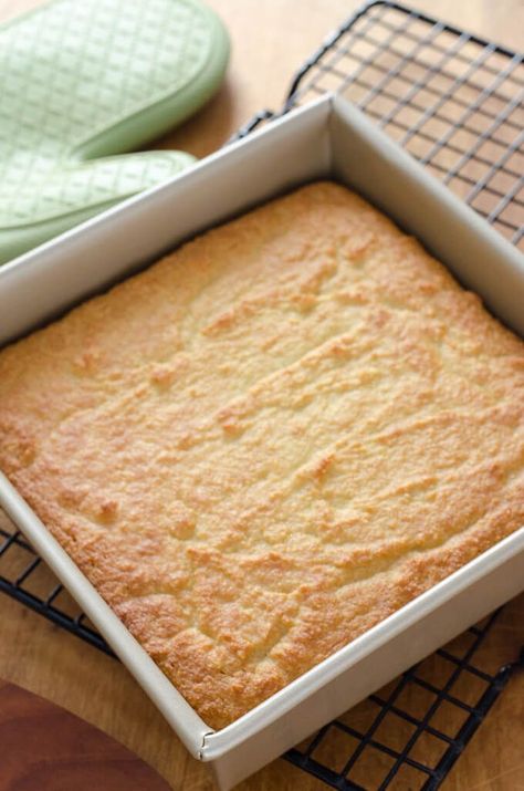 Paleo Gluten Free Cornbread Recipe - easy gluten-free cornbread recipe that's paleo, grain-free, and refined sugar-free. | Cook Eat Paleo Cracklin Cornbread, Paleo Cornbread, Gluten Free Cornbread Recipe, Easy Cornbread Recipe, Paleo Thanksgiving, Vegetable Cake, Paleo Banana Bread, Gluten Free Cornbread, Side Dishes For Chicken