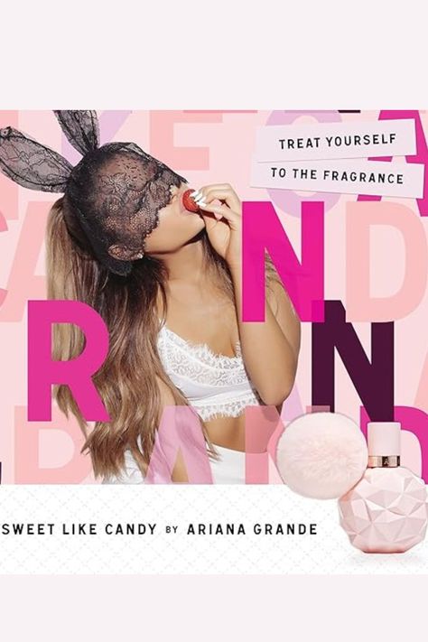 Experience the irresistible allure of Ariana Grande Sweet Like Candy Eau de Parfum. A scent that's as enchanting as the pop sensation herself! Indulge in a sweet symphony of fruity and floral notes, creating a fragrance that's both playful and sophisticated. The chic pink bottle mirrors the essence of fun and femininity. Elevate your aura with this delectable scent, a perfect blend of sweetness and charm.
.
.
#arianagrandeperfume #ad #paidlink #perfume #sweetperfume Sweet Like Candy Perfume, Ariana Grande Sweet Like Candy, Ariana Grande Perfume, Aerosol Spray, Sweet Like Candy, Clive Christian, Celebrity Perfume, Laura Geller, Famous Celebrities