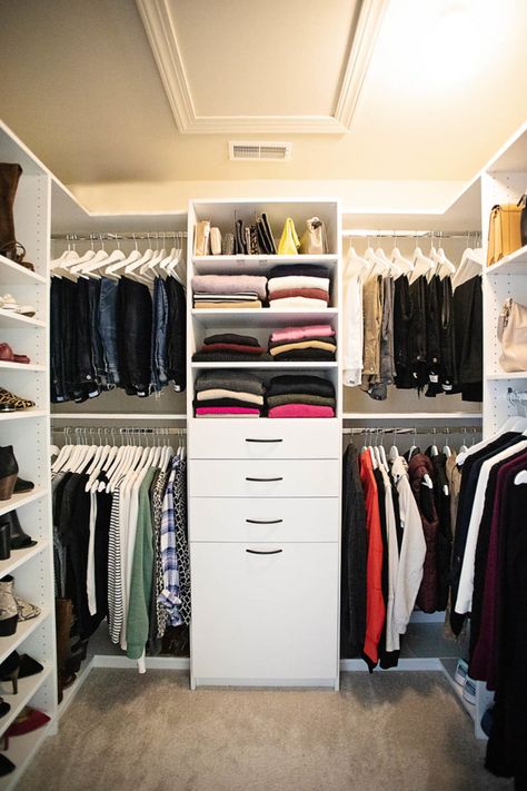 A Peek Into My Closet #FashionFriday U Shaped Closet, Happy February 1st, Walk In Closet Luxury, Closet Redo, Closet Planning, Ikea Closet, Walking Closet, Closet Design Layout, Happy February