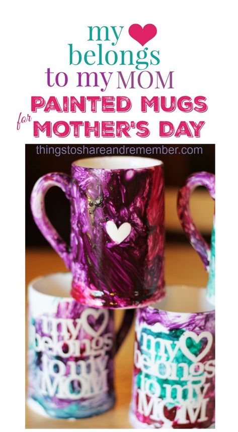 Frozen Crafts, Coffee Cups Diy, Infant Classroom, Michaels Craft, Daycare Ideas, Diy Gifts For Kids, To My Mom, Painted Mugs, Crafts Gifts