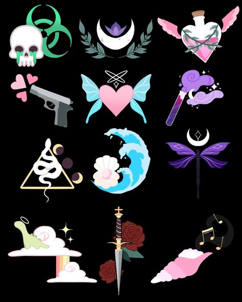 Cutie Mark Tattoo Ideas, Mlp Cutie Mark Ideas, Mlp Cutiemark Ideas, Mlp Oc Cutie Marks, Cutie Mark Ideas, Cutiemark Ideas, Mlp Cutie Marks Ideas, My Little Pony Cutie Marks, Cutie Marks Ideas