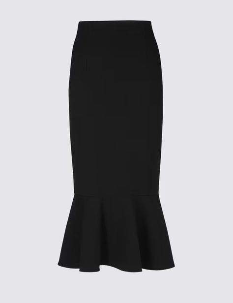 Fishtail Pencil Midi Skirt | M&S Collection | M&S IE Pencil Midi Skirt, Midi Skirt Pencil, M S, Pencil Skirt, Midi Skirt, Pencil, Skirt, Fashion Outfits, Heels