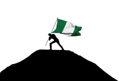 Nigeria Flag Design, Nigeria Flag Background, Happy Independence Day Nigeria Flyer, Nigerian Independence Day, Nigerian Independence, October Design, Male Silhouette, Nigeria Independence, Easter Flyer