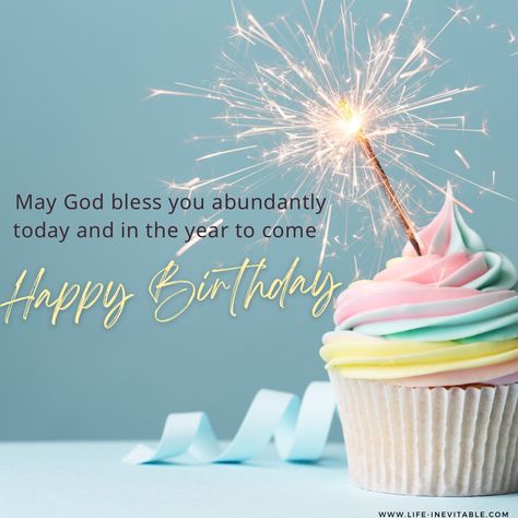 Happy Birthday Spiritual, Happy Birthday Christian Quotes, Biblical Birthday Wishes, Christian Happy Birthday Wishes, Happy Birthday Religious, Christian Birthday Greetings, Spiritual Birthday Wishes, Happy Blessed Birthday, Happy Birthday Prayer