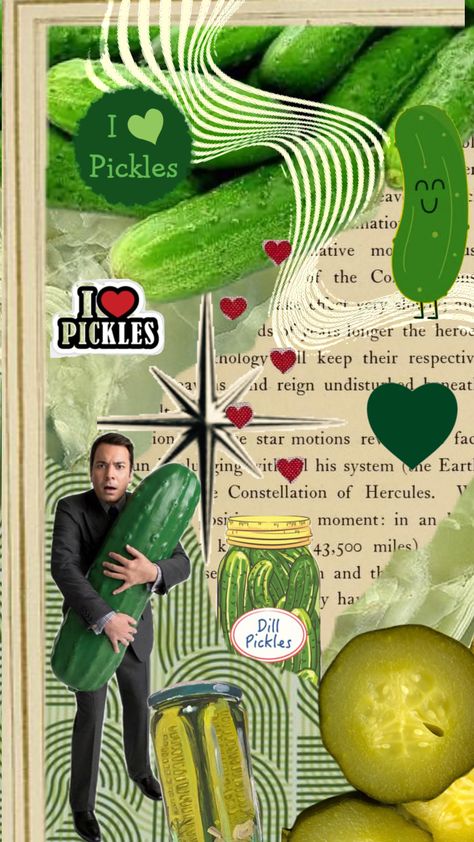 #fyp #pickles #pickles4lifers #vibes #wallpaper #art #beauty #food #ilovefood 😋❤️❤️❤️❤️ Pickles Aesthetic, Pickle Background, Pickle Wallpaper, Pickle Board, I Love Pickles, Vibes Wallpaper, Food Babe, Book Art Diy, Wallpaper Art