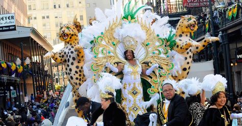 Everyone who knows even a shred of anything about Carnival in New Orleans will be familiar with the idea of the elaborate parades that ta... Mardi Gras Krewe, Mardi Gras Float, Flamingo Costume, Mardi Gras New Orleans, A Streetcar Named Desire, African Ancestry, Visit New Orleans, Mardi Gras Costumes, Mardi Gras Parade