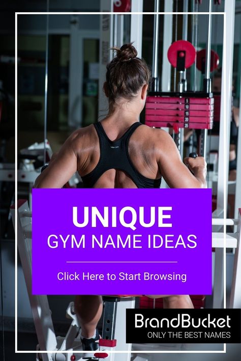 In search of amazing Gym Business Names? You’ve come to the right place! Here you'll find 50+ catchy brand names for gyms that will make your customers want to come back day after day. Check out the names now! gym business names, gym clothes business name, gym business, gym names ideas, gym names creative, gym names, gym names ideas words, gym names logo, gym names ideas fitness, fitness business names, fitness business names ideas, business name ideas fitness Gym Names Logo, Gym Clothes Branding Ideas, Gym Names Creative, Gym Names Ideas, Fitness Business Names, Gym Name Ideas, Gym Clothing Brands, Find A Business Name, Personal Trainer Business