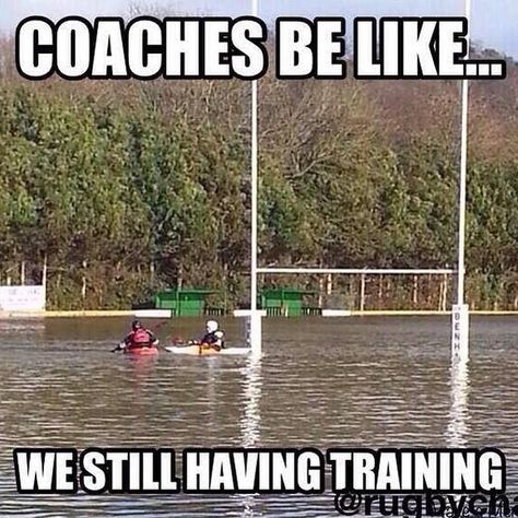 Not in FL, but in CT, for sure! #rugby #badweather #rugbygram #rugbypicture #hugerugby #rugbyculture #rugbyproblems Rugby Jokes, Rugby Motivation, Wales Rugby Team, Rugby Memes, Rugby Rules, Rugby Funny, Rugby Quotes, Rugby Pictures, Football 101