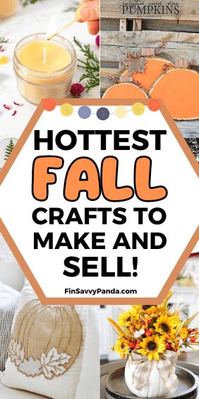 10 Fall Crafts to Make and Sell for Profit - FinSavvy Panda Fall Crafts To Sell, Fall Crafts To Make, Easy Diy Fall Crafts, Diy Fall Crafts, Fall Craft Fairs, Fall Crafts For Adults, Halloween Crafts To Sell, Easy Crafts To Sell, Trending Crafts