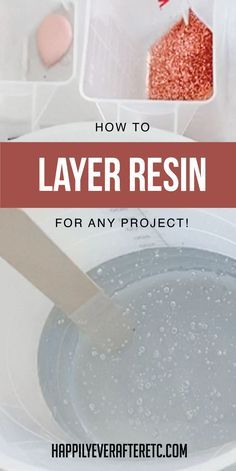 Crafting With Epoxy Resin, How To Pour Resin In Molds, Wood And Resin Projects Diy, Layering Epoxy Resin, Resin Tabletop Diy, How To Use Resin Molds, Resin Layer Painting, How To Pour Resin, Resin Jewelry Diy Earrings