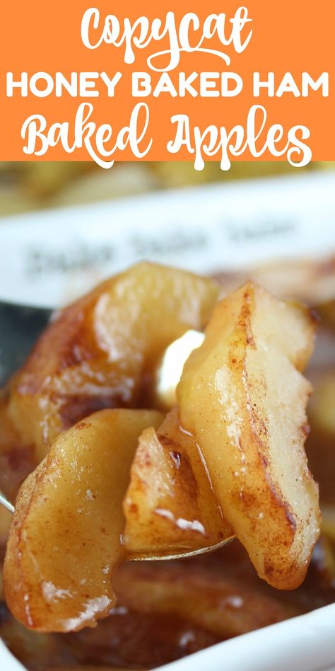 Apple Recipes No Sugar, Fresh Apple Recipes, Easy Baked Apples, Baked Cinnamon Apples, Baked Apple Recipes, Honey Baked, Apple Recipes Easy, Honey Baked Ham, Sugar Apples