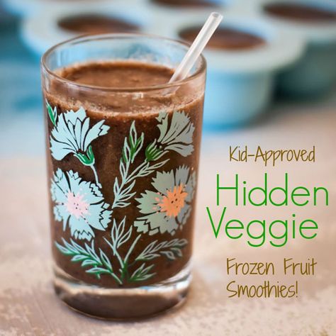 15 Creative Ways to Hide Veggies in Your Family's Food Freezer Snacks, Hidden Vegetable Recipes, Frozen Fruit Recipes, Frozen Fruit Smoothie, Healthy Fruit Smoothies, Hidden Vegetables, Smoothies For Kids, Hidden Veggies, Drinks Cocktails