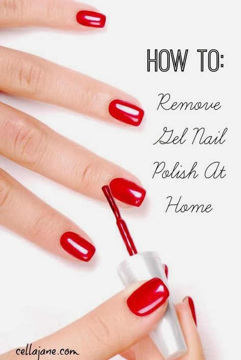 How To Remove Shellac Nail Polish - Cella Jane Remove Gel Nail Polish, Remove Shellac Polish, Shellac Nail Polish, Shellac Nail Art, Regular Nail Polish, Gel Nail Removal, Dry Nails Quick, Red Nail Polish, Nail Essentials