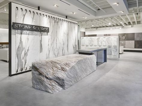 19 Spectacular Reception Desk Design Ideas Reception Desk Design Ideas, Unique Reception Desks, Stone Reception Desk, Desk Design Ideas, Reception Desk Design, Design Desk, Tile Showroom, Showroom Interior Design, Counter Design