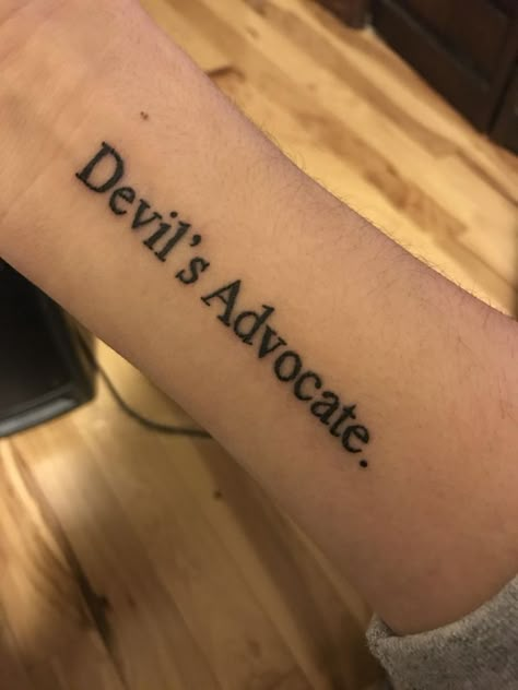 Advocate Tattoo, Lawyer Tattoo Ideas, Lawyer Tattoo, Tattoo Ideas Minimalist, Horrible Tattoos, Master Tattoo, Phrase Tattoos, Clever Tattoos, Gothic Tattoo